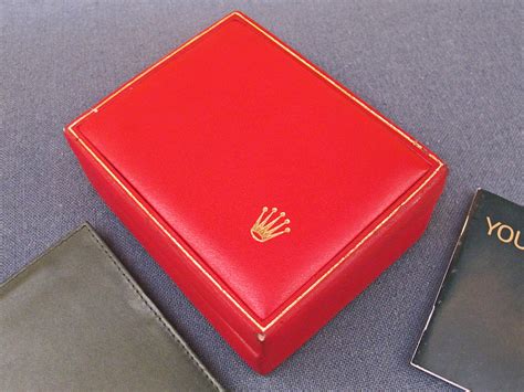 red flag rolex box